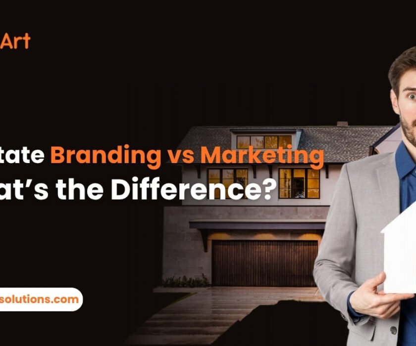 real estate branding vs marketing